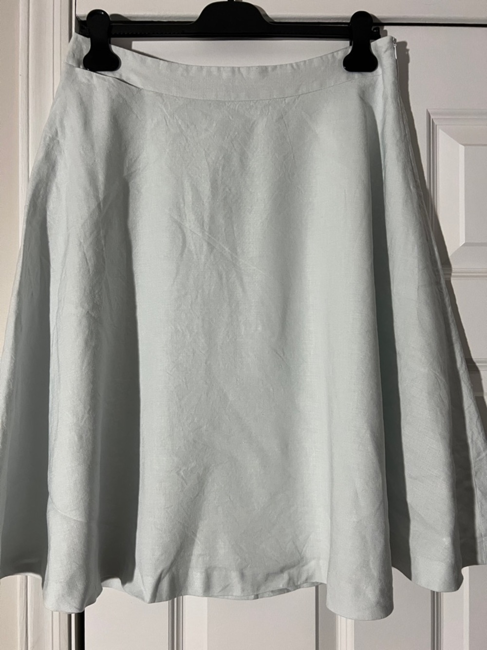Linen Banana Republic Pale Blue Circle Skirt
